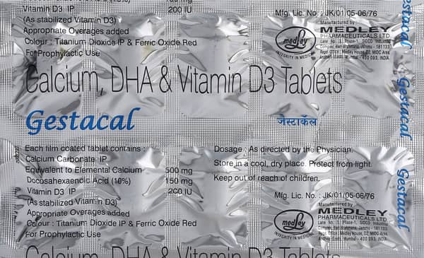 Gestacal Strip Of 10 Tablets