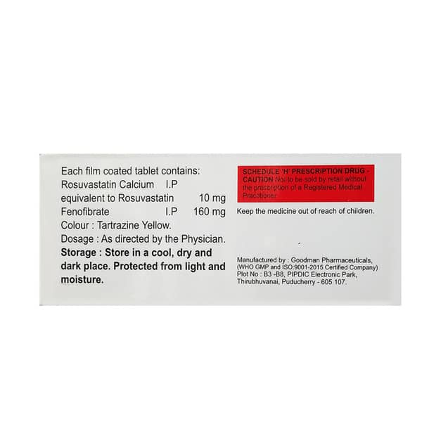 Glyvas F 10/160mg Strip Of 10 Tablets