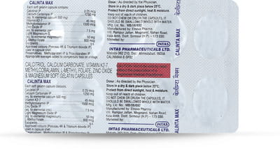 Calinta Max Strip Of 10 Softgel Capsules