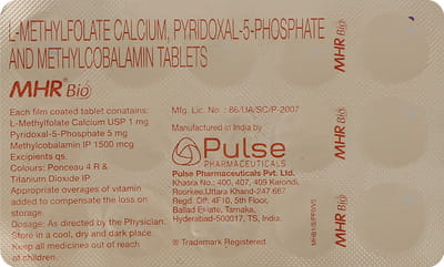 Mhr Bio Strip Of 15 Tablets