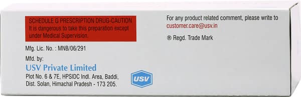 Glycomet Sr 500Mg Strip Of 20 Tablets