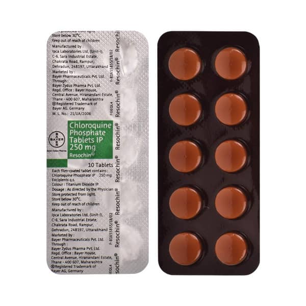 Resochin 250mg Strip Of 10 Tablets