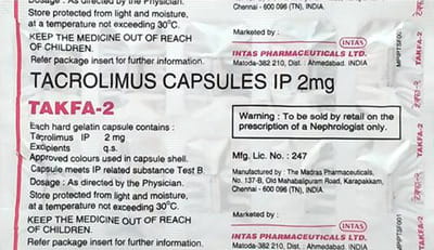 Takfa 2mg Strip Of 10 Tablets