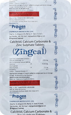 Zingcal Strip Of 10 Tablets