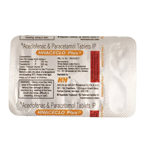 Hhaceclo Plus Strip Of 10 Tabletss