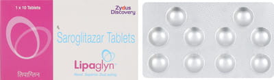 Lipaglyn 4mg Strip Of 10 Tablets