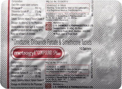 Metrogyl Compound Plus Strip Of 10 Tablets