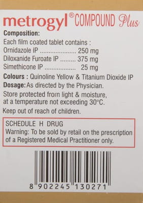 Metrogyl Compound Plus Strip Of 10 Tablets