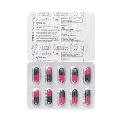 Neurokem 50mg Strip Of 10 Capsules