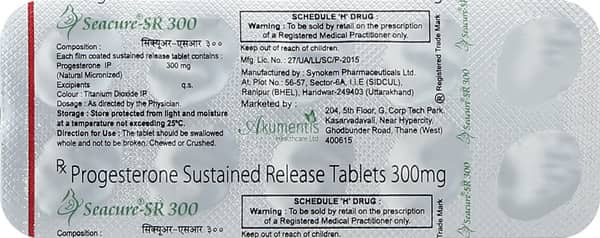 Seacure Sr 300Mg Strip Of 10 Tablets