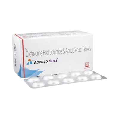 Aceclo Spas Strip Of 10 Tablets