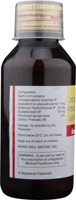 Ambrodil Lx Bottle Of 100ml Syrup