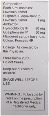 Ambrodil Lx Bottle Of 100ml Syrup