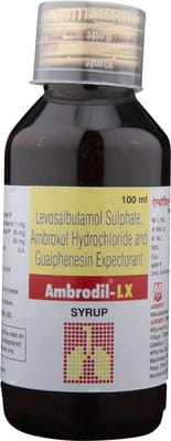 Ambrodil Lx Bottle Of 100ml Syrup