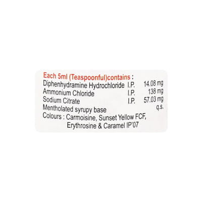 Cofdryl Bottle Of 100ml Syrup