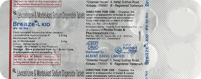 Breaze L Kid Strip Of 10 Tablets