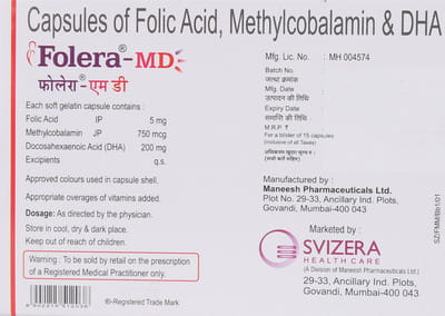 Folera Md Strip Of 15 Capsules