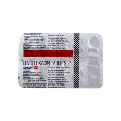 Loxof 500mg Strip Of 10 Tablets