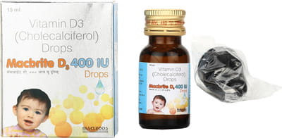 Macbrite D3 400 Iu Bottle Of 15ml Oral Drops