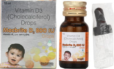 Macbrite D3 800 Iu Bottle Of 15ml Oral Drops