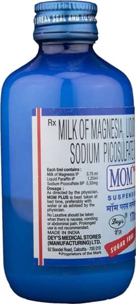 Mom Plus Sugar Free Bottle Of 170ml Suspension