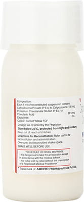 Monocef O Cv 100/62.5mg Bottle Of 30ml Dry Suspension
