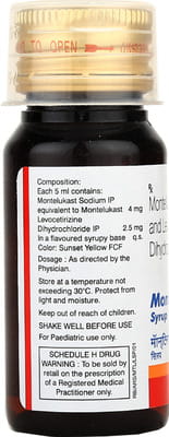 Montina L Bottle Of 30ml Syrup