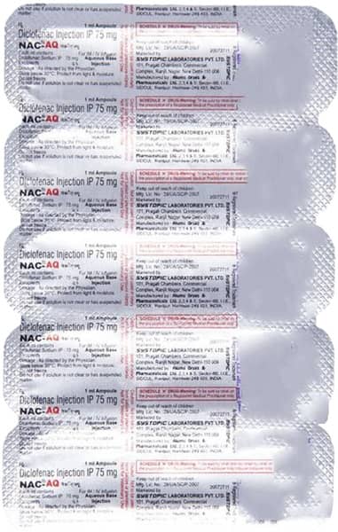 Nac Aq Ampoule Of 1ml Injection