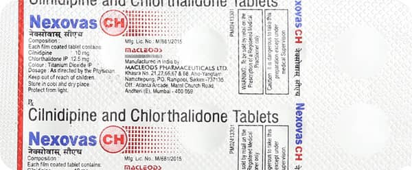 Nexovas Ch 10/12.5mg Strip Of 10 Tablets