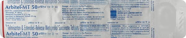 Arbitel Mt 50mg Strip Of 7 Tablets