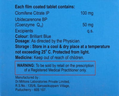 Ccq 100mg Strip Of 5 Tablets