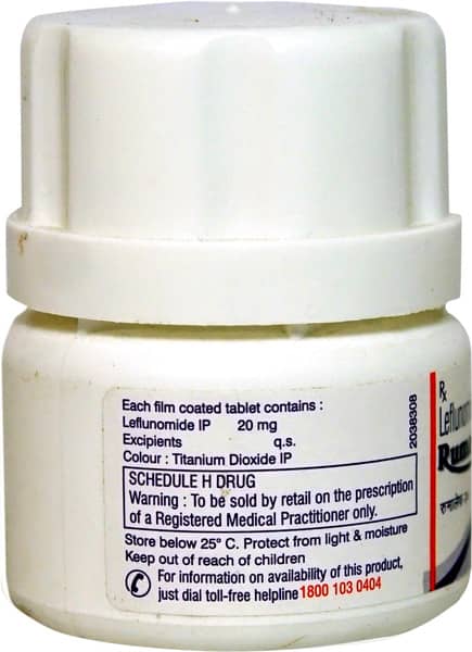 Rumalef 20mg Bottle Of 30 Tablets