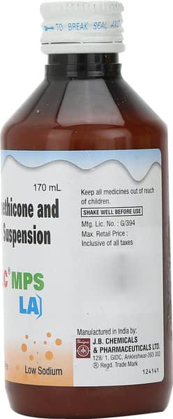 Rantac Mps La Mint Flavour Sugar Free Bottle Of 170ml Suspension