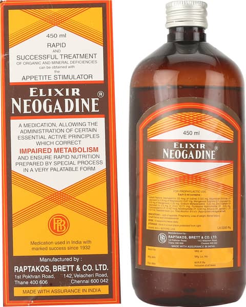 Neogadine Bottle Of 450ml Elixir