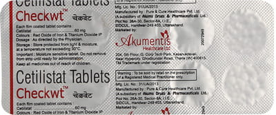 Checkwt 60mg Strip Of 10 Tablets