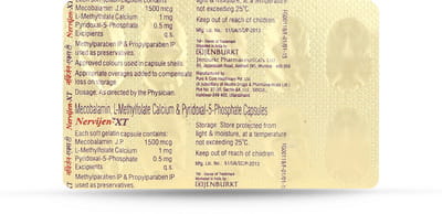 Nervijen Xt Strip Of 10 Capsules