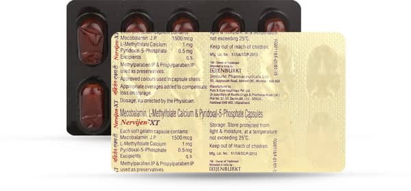 Nervijen Xt Strip Of 10 Capsules