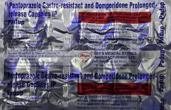 Padup 40mg Strip Of 10 Capsules