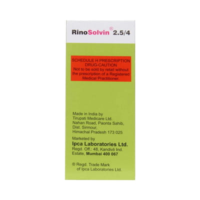 Rinosolvin Bottle Of 60ml Syrup