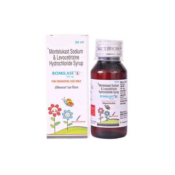 Romilast L Bottle Of 60ml Syrup