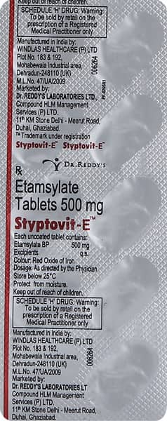 Styptovit E Tablet