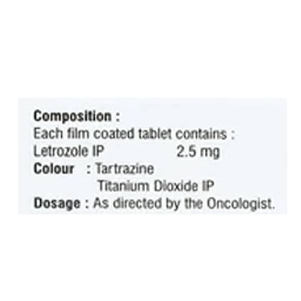 Letrovin 2.5Mg Tablets