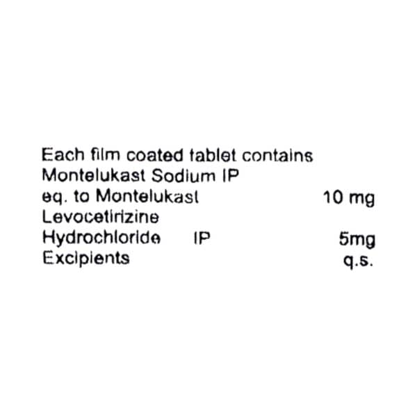 Moncet 10Mg Strip Of 10 Tablets