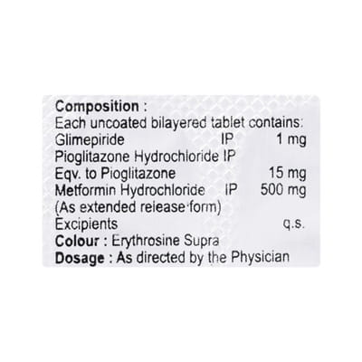 Accuglim 1mg Strip Of 10 Tablets