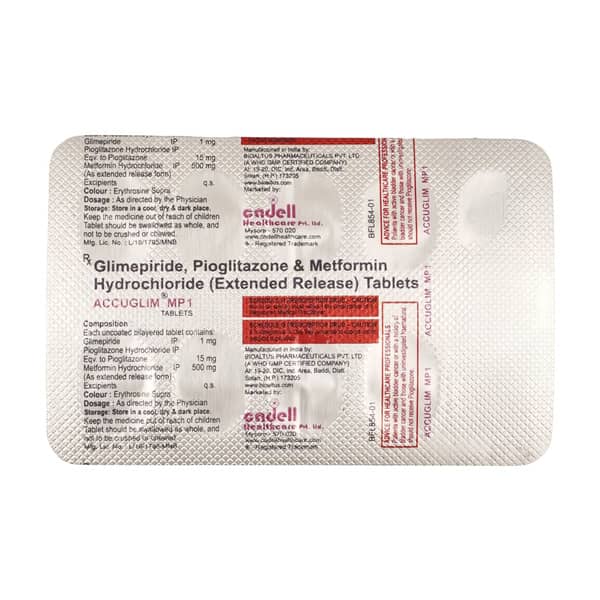 Accuglim Mp 1Mg Tablets