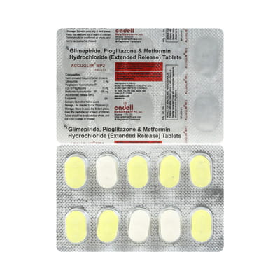 Accuglim Mp 2mg Strip Of 10 Tablets