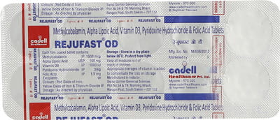 Rejufast Od Strip Of 10 Tablets