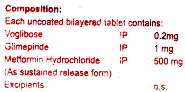 Volpost Gm 1Mg Strip Of 10 Tablets