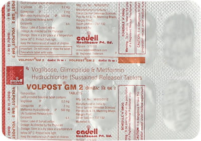 Volpost Gm 2mg Strip Of 10 Tablets