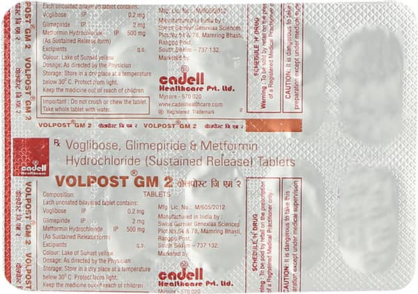 Volpost Gm 2mg Strip Of 10 Tablets